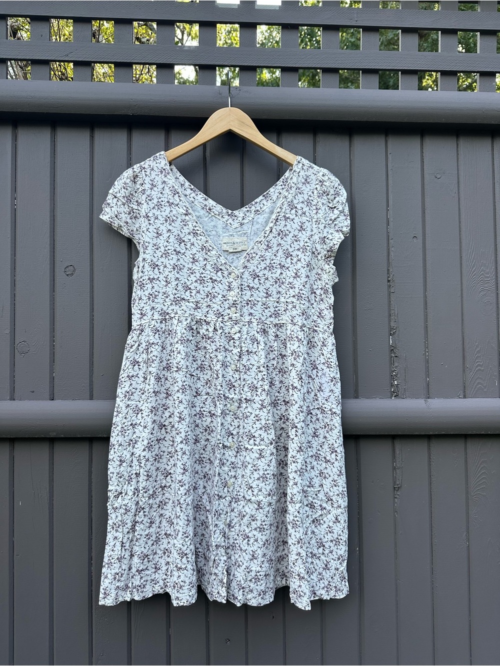 Ralph Lauren Floral V-Neck Babydoll Dress